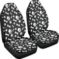 thumbnail image 3 of Xoenoiee Black Dog Paws Print Car Accessories Car Seat Covers for Women Men, Front Bucket Seat Cover Protection Universal Fit, for Trucks SUV Van Car Decoration, 3 of 6
