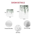 thumbnail image 7 of Green Eucalyptus Kitchen Dish Towels for Drying Dishes Set of 3, Weeping Botanical Leaf Watercolor Waffle Weave Microfiber Hand Tea Bathroom Towels Quick Dry & Absorbent Towel 15.7x23.6, 7 of 7