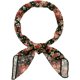 thumbnail image 1 of INSPIRAR CHIC Bufandas de Chifón Florales Cuadradas Largas y Delgadas para el Cuello Pañuelo Cuadrado - Negro Rojo 70x70cm, 1 of 7