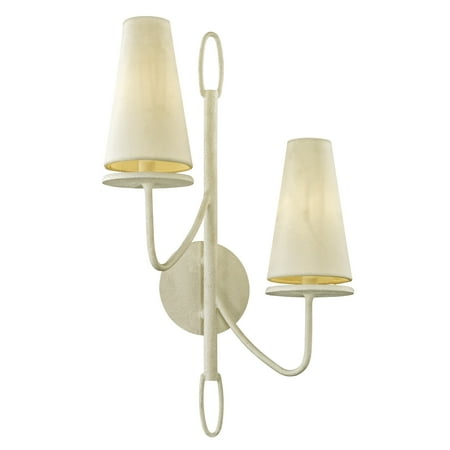 

Troy Lighting Marcel 2-light Gesso White Wall Sconce