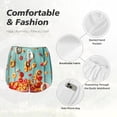 thumbnail image 4 of Balery Floating Colorful Cereal Pantalones cortos deportivos para mujer con forro y dos bolsillos, elásticos, para entrenamiento, gimnasio, yoga-Small, 4 of 7