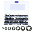 thumbnail image 1 of 320 Packs Internal Tooth Star Lock Washers Set M3 M4 M5 M6 M8 M10 M12, 65Mn Steel Starlock Push Nuts, 1 of 4
