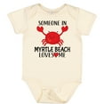 thumbnail image 3 of Inktastic Someone in Myrtle Beach Loves Me Boys or Girls Baby Bodysuit, 3 of 5