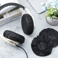 thumbnail image 4 of Bearachild 100 Uds. Fundas para auriculares, Protector ligero para auriculares sanitarios, fundas para auriculares de tela no tejida resistentes Videojuegos y accesorios Negro  100 piezas, 4 of 6