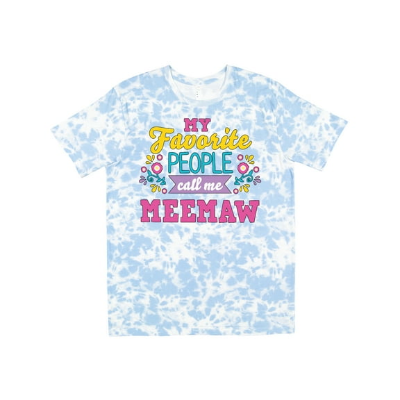 Inktastic My Favorite People Call Me Meemaw with Flowers T-Shirt