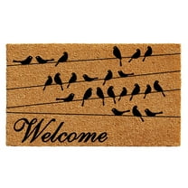 Calloway Mills 102543672 Black Bird Welcome Doormat, 36 x 72 in.
