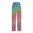thumbnail image 5 of xjwjuw Womens Casual Sparkly Sequin Pants High Waisted Wide Leg Palazzo Bell Bottom Dance Trousers Loose Pull On Comfy 70s Magic Glitter Disco Party Long Maxi Pants, 5 of 5
