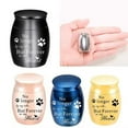 thumbnail image 2 of Blarkrus Pet Memorial Small Urns for Dog & Cat Ashes 4*3Cm Mini Cremation Urn Kpsake R2, 2 of 8