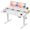 White, variant on Bashaw 60x30 Inch Electric Standing Desk with Drawers, Height Adjustable Sit Stand Up Desk, Storage Shelf Ergonomic Home Office Desk