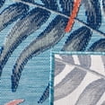 thumbnail image 6 of SAFAVIEH Cabana Jane Botanical Indoor/Outdoor Runner Rug, Blue/Rust, 2' x 10', 6 of 11