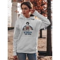 thumbnail image 2 of Be Positive Live Well Groovy Hoodie Women -Image by Shutterstock, Female XX-Large, 2 of 4