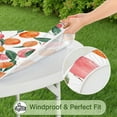 thumbnail image 5 of Round Picnic Table Cloth 100% Waterproof & Oil Proof, Elastic Fitted Table Cover for 36"-44" Round Tables, for Dining, Camping, Outdoor, 5 of 7