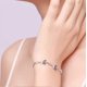 thumbnail image 2 of SZTXJ Purple butterfly bracelet for women in S925 sterling silver, pretty and charming wrist bracelet jewelry gift for teenage women (purple), 2 of 5