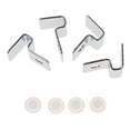 thumbnail image 1 of DOLITY 4Pcs/Set Support Bracket Clip Stainless Steel Glass Aquarium Tank - 5MM, 1 of 9