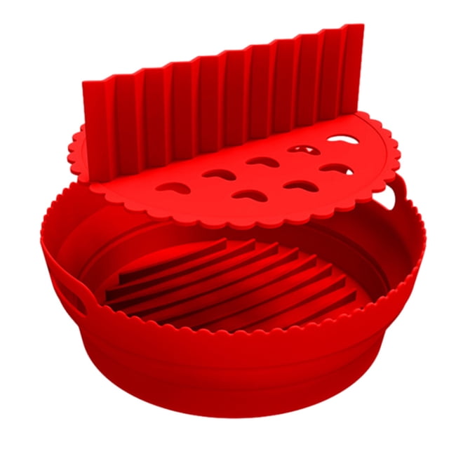 Accesorios de silicona para freidora de aire Olla de silicona para freidora de aire Sartén multifuncional forrada