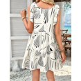 thumbnail image 4 of Women Summer Casual Sleeveless Mini Pleated Tank Vest Dresses XL, 4 of 7