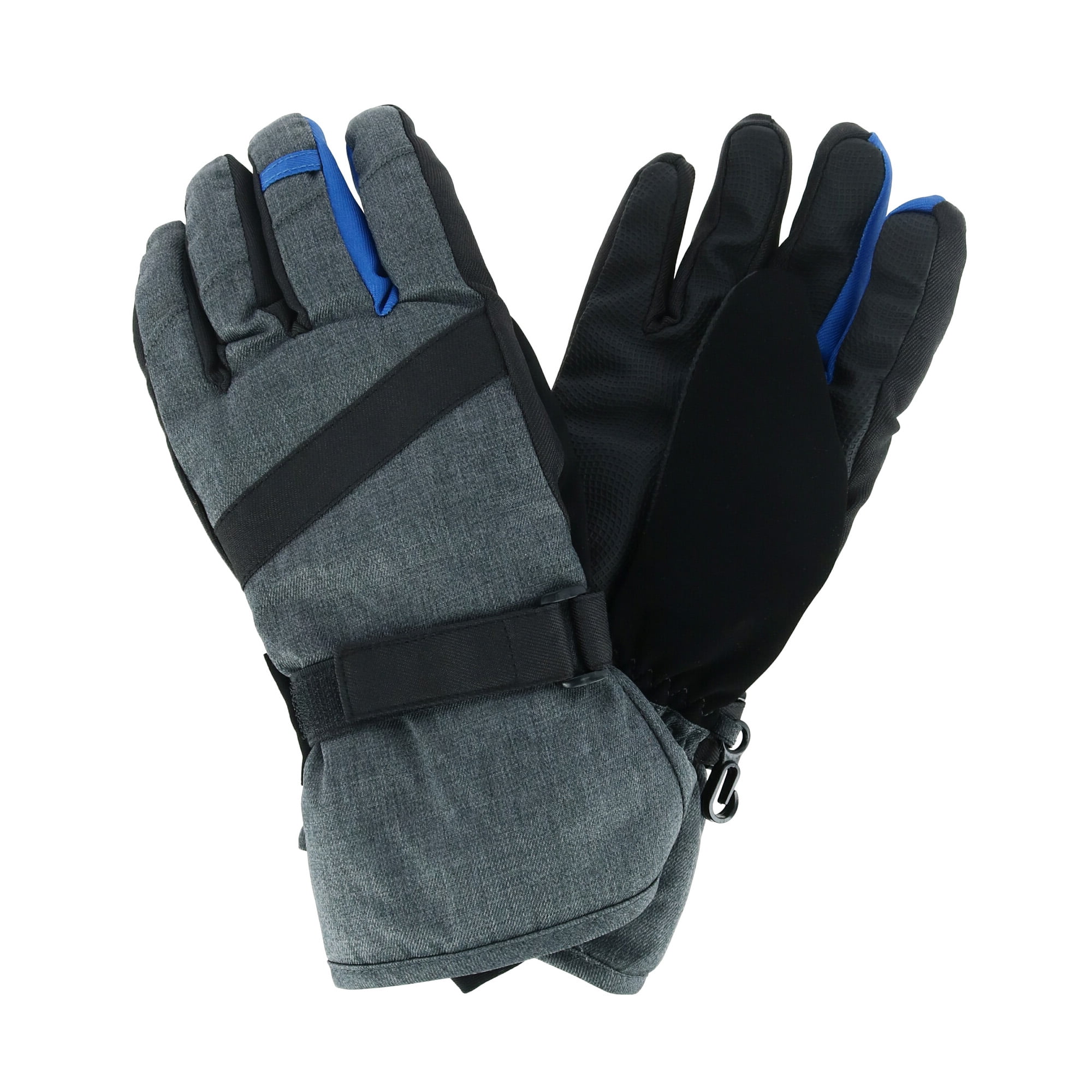 Grand Sierra Kids' 812 Heathered Snowboard Glove with Colorful Fingers