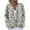 Light Blue, variant on Women's Cardigan Long Sleeve Lightweight Fun Christmas Print Jacket with Button Front for Holiday Fashion and Casual Wear,Red,2XL