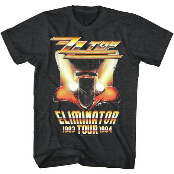 ZZ Top Rock Band Music Group Eliminator Tour 1983-84 Adult T-Shirt Tee