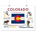 thumbnail image 2 of Steamboat Springs, Colorado, Typography and Icons (9x12 Wall Art Print, Home Decor), 2 of 3