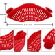 thumbnail image 2 of Clip-On Strain Strainer,kitchen Food Strainers Heat Resistant Silicone for Spaghetti,Pasta,Ground Beef Grease,Colander and Sieve Snaps On Bowls,Fits a, 2 of 4