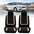 thumbnail image 3 of Gorgeri  Car  Covers -  4Pcs Universal Polyester Cloth Car  Protective Cover Set Interior Decoration For All Seasons, 3 of 8