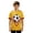 Yellow, variant on Toddler Boys' Sports Short Sleeve Graphic T-Shirts Fun Football Printed Crew Neck T-Shirt Size 4-5T