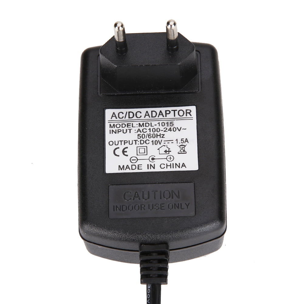 AC to DC 4.0mmx1.7mm 10V 1.5A Switching Power Supply Adapter 