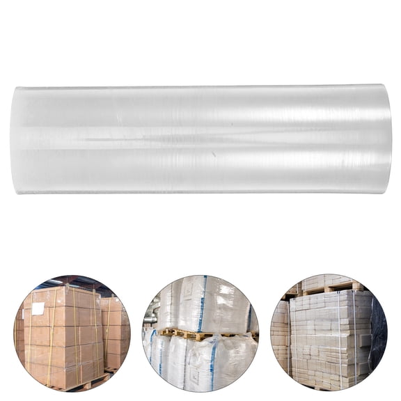 MERRYHAPY Transparent PE Cling Film Self-Adhesive Wrap for Food Storage and Kitchen Use