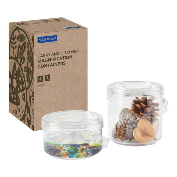 Kaplan Early Learning Company Carry and Discover Magnification Containers - Set of 2