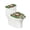 Christmas, variant on HELLHERO Christmas Universal Toilet Lid Cover Soft Elastic Bottom Stretchy Fabric Lid Cover Set for Toilet Elastic Edge Bathroom Supplies Washable 17x21 Inches