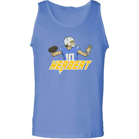 Chargers Justin Herbert Pic Tank Top
