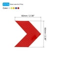 thumbnail image 2 of Pegatinas Reflectantes Uxcell Advertencia Flecha Reflector para Seguridad y Visibilidad 100, 2 of 7