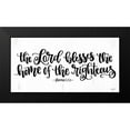 thumbnail image 2 of Imperfect Dust 18x11 Black Modern Framed Museum Art Print Titled - The Lord Blesses, 2 of 5