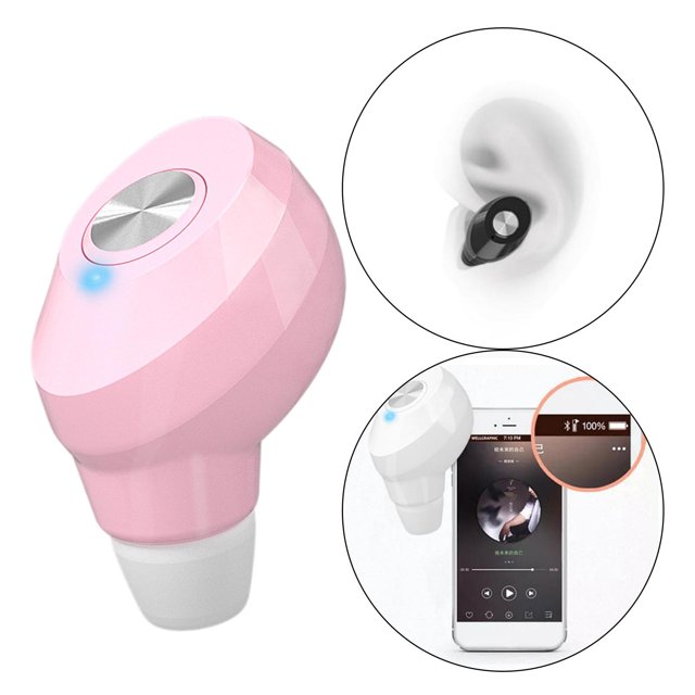 Auricures 5.2 con micrófono Inalámbrico shamjiam Reducción de ruido Estéreo Premium Rosado
