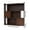 Deep Walnut Color, variant on 3-Tier Bookshelf, Stretchable Bookcase 23.62-43.31 in, Modern Bookshelf Retro(Log Color)