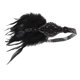 thumbnail image 3 of Diadema de de los años 20, de bodas, dorado Colcomx Mujeres Flapper Headband, 3 of 8