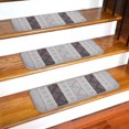 thumbnail image 3 of Ottomanson Softy Collection Rubber Backed Solid Design Stair Treads, 3 of 7