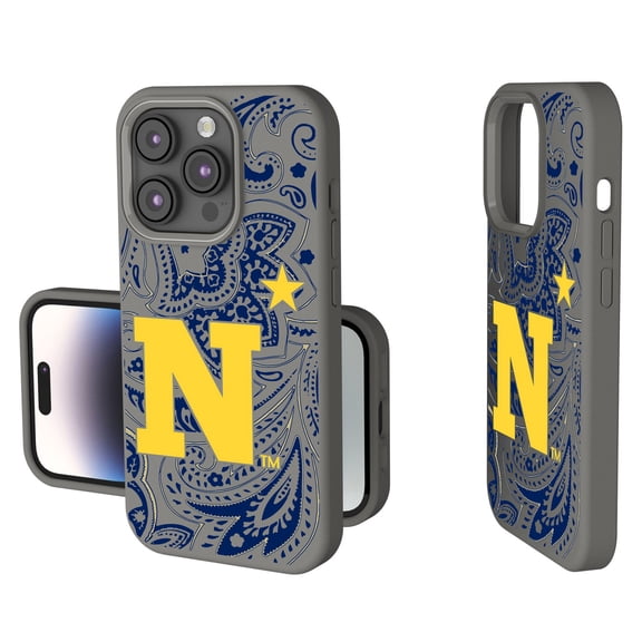 Navy Midshipmen Paisley iPhone Soft Touch Case