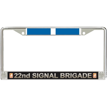 22nd Signal Brigade Korea Veteran License Plate Frame