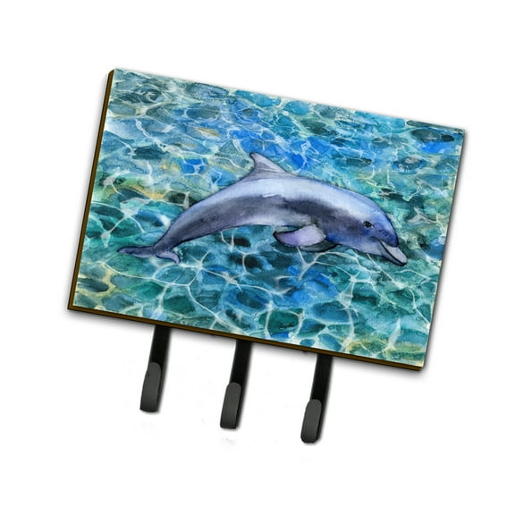 Carolines Treasures BB5339TH68 Dolphin Leash or Key Holder Triple Hook multicolor