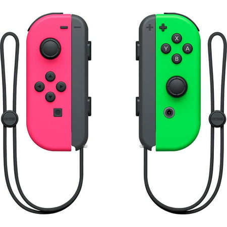 Nintendo Switch Joy-Con (L/R) Gaming Controller, Neon Pink/Neon Green (New Open