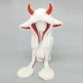thumbnail image 1 of Linnome Chapeau Tendance avec Protection des Oreilles, Design de Yak Mignon, Couvre-Chef d'Extérieur pour Temps Froid et Usage Quotidien, 1 of 9