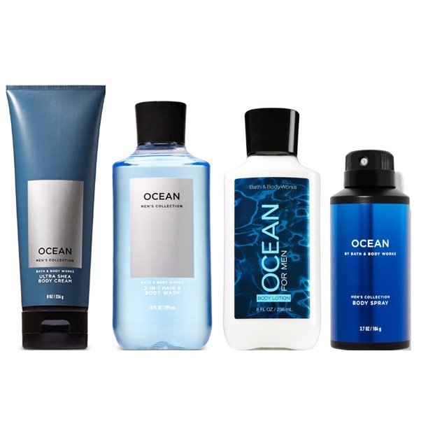 Bath And Body Works Ocean Men S Collection Deluxe Gift Set Ultra Shea Body Cream 3 In 1 Hair Face Body Wash Body Lotion Body Spray Full Size Walmart Com Bath And Body Works Ocean Men S Collection Deluxe Gift Set Ultra Shea Body Cream 3 In 1 Hair Face Body Wash Body Lotion Body Spray Full Size Walmart Com