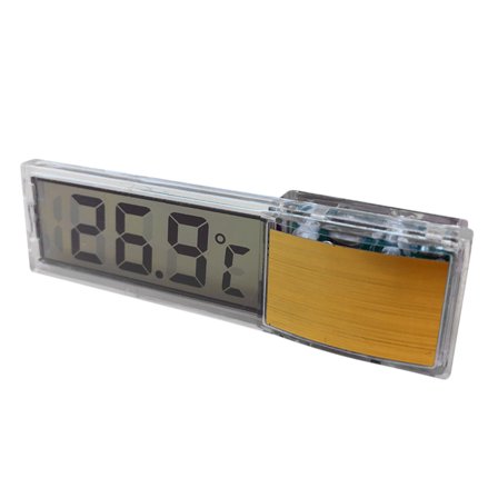 WEUVEB Sucker Thermometer Golden Waterproof for Fish Tank Temperature