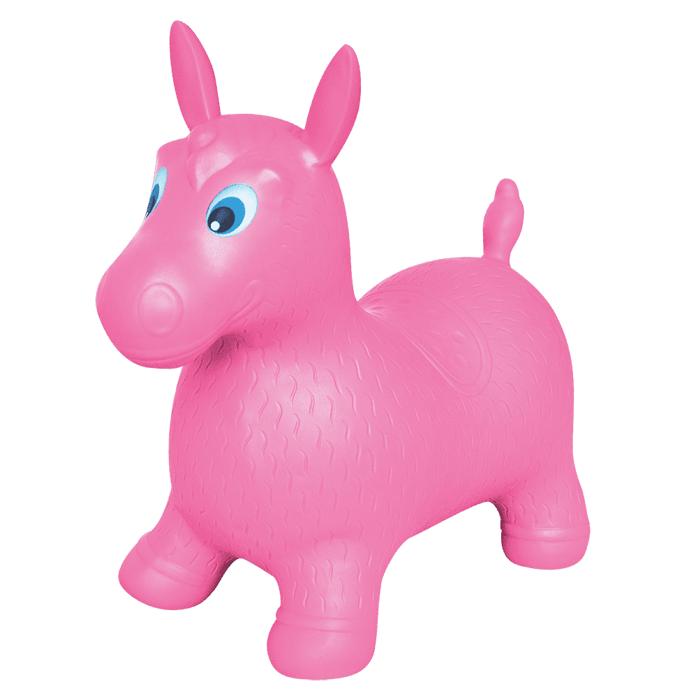 Bounce Buddies Pink Bounce Horse RideOn