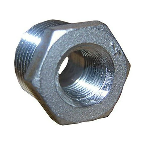 Lasco 32-2707 Stainless Steel Reducing Hex Bushing, 1/2 x 3/8 In. - Quantity 6