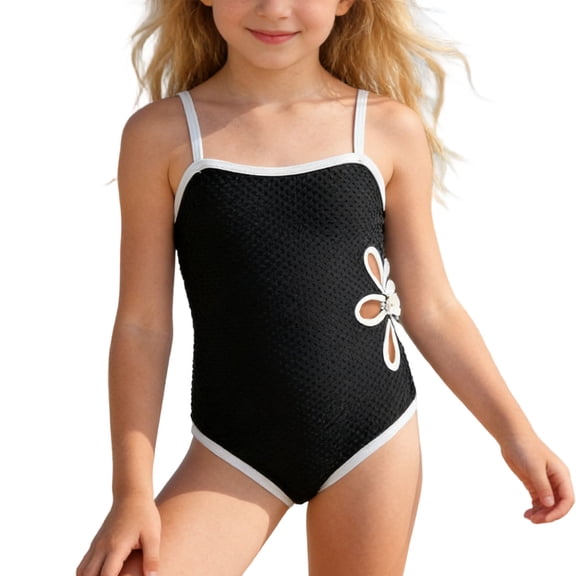 JFOPQVSM Girls Kids Swimwear Bikini Girls Swimsuit Adjustable Straps Swimwear Bikini