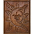 thumbnail image 2 of Paulson, Don 26x32 White Modern Wood Framed Museum Art Print Titled - Mexico Detail of wooden door carving, 2 of 4