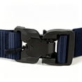 thumbnail image 4 of Belts for Men Quick Release Buckle Tactical Canvas Thick Wear Resistant Nylon Adjustable Climbing Work Strap Navy 130cm, 4 of 6